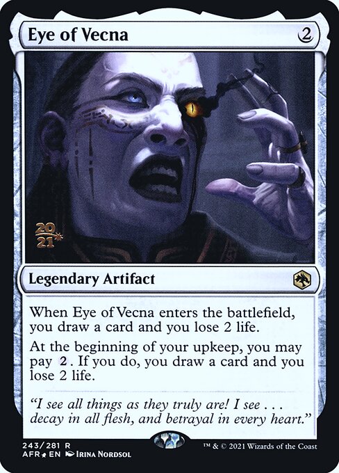 Eye of Vecna from Adventures in the Forgotten Realms Promos