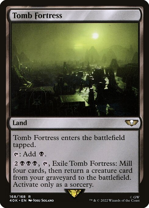 Tomb Fortress highlighted card art