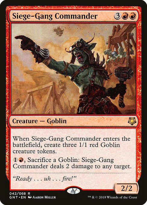 Siege-Gang Commander from Game Night