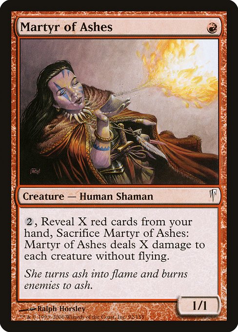 Martyr of Ashes highlighted card art