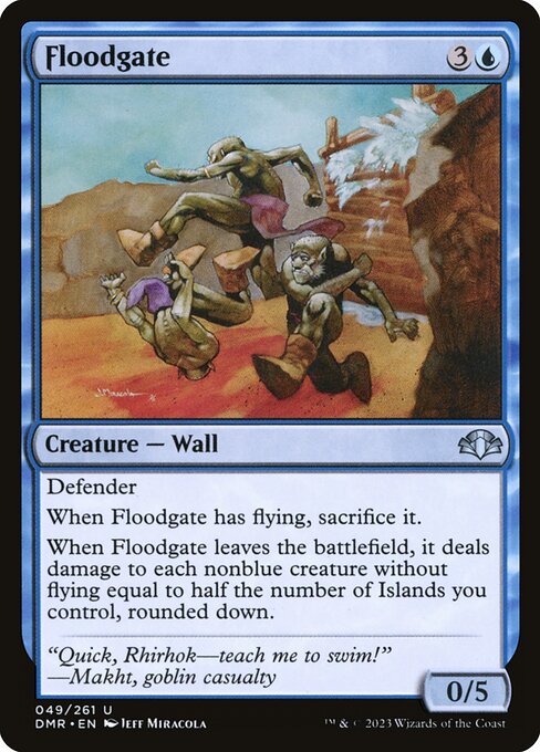 Floodgate highlighted card art