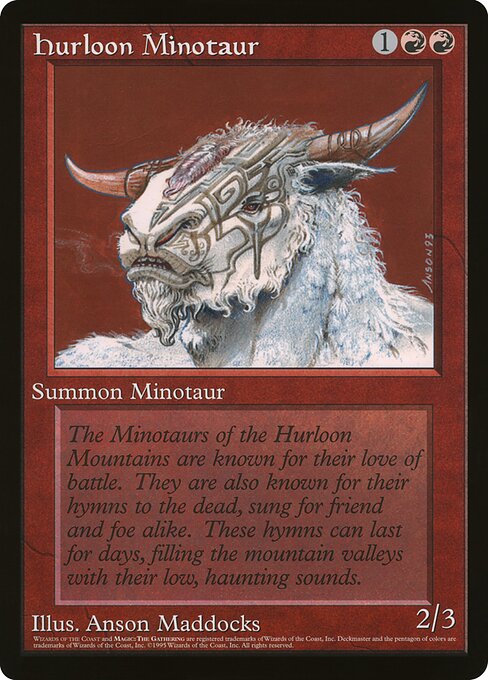 Hurloon Minotaur from Oversized 90's Promos
