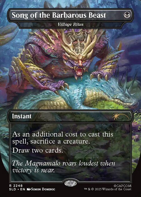 Village Rites highlighted card art