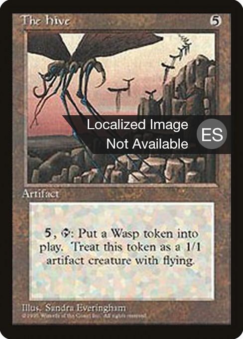 The Hive from Fourth Edition Foreign Black Border