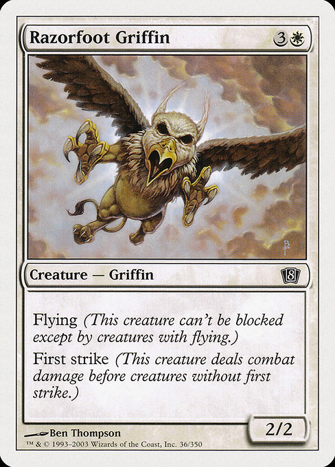 Razorfoot Griffin from Eighth Edition