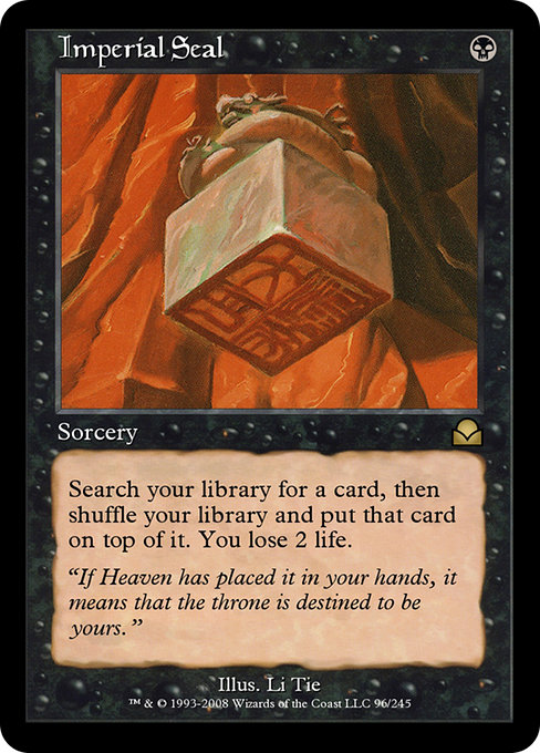 Imperial Seal from Masters Edition II