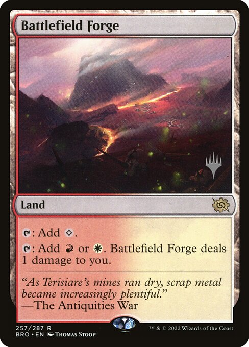 Battlefield Forge from The Brothers' War Promos