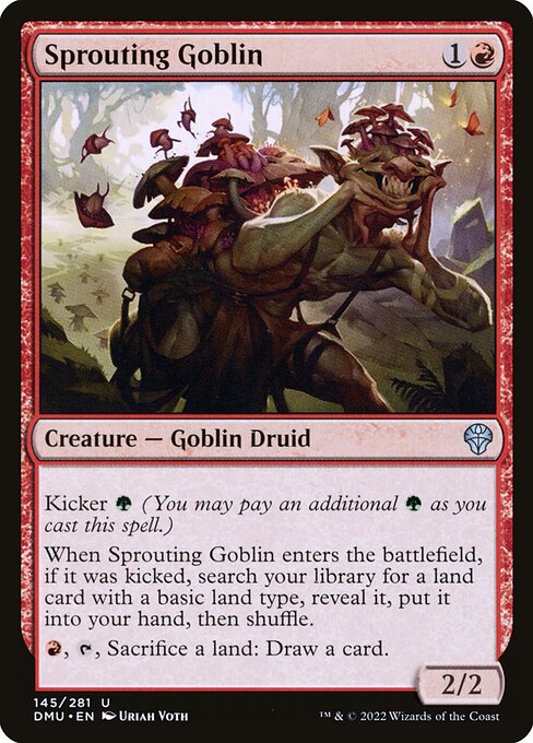 Sprouting Goblin from Dominaria United