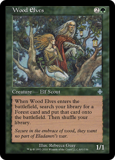Wood Elves from Magic Online Theme Decks