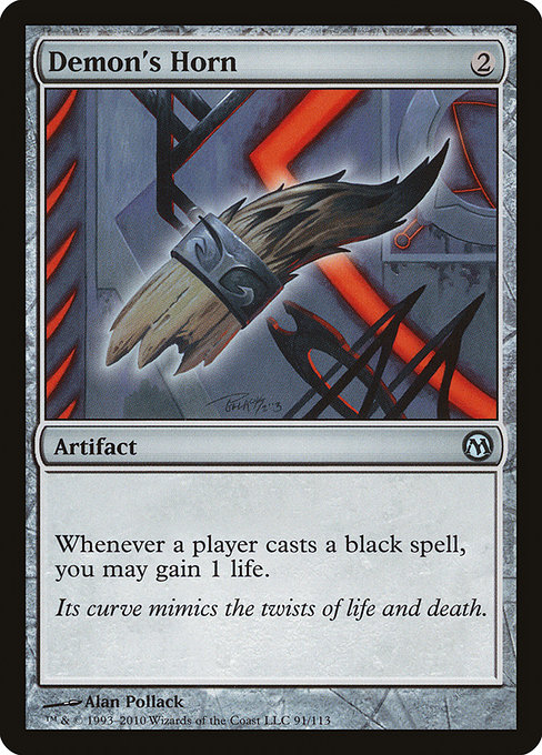 Demon's Horn from Duels of the Planeswalkers