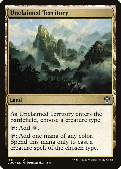 Unclaimed Territory from Crimson Vow Commander