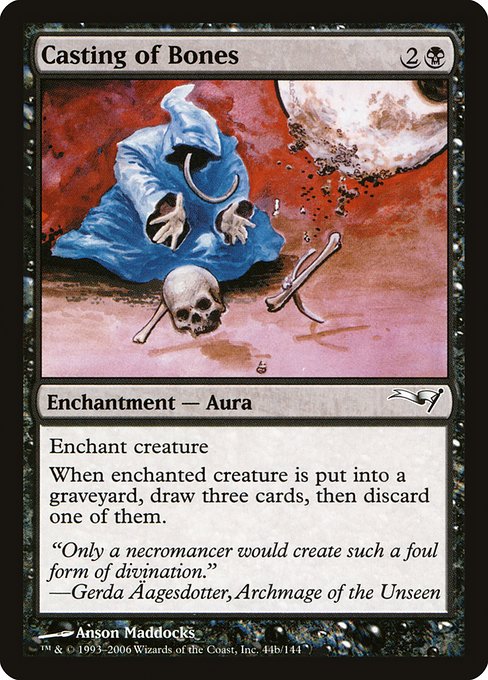 Casting of Bones highlighted card art