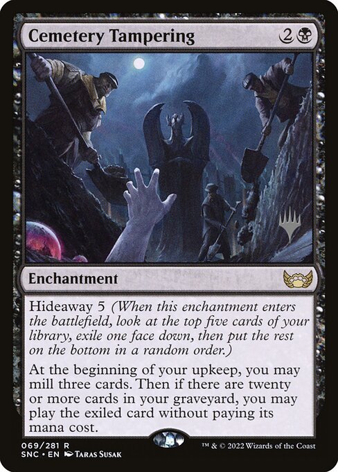 Cemetery Tampering from Streets of New Capenna Promos
