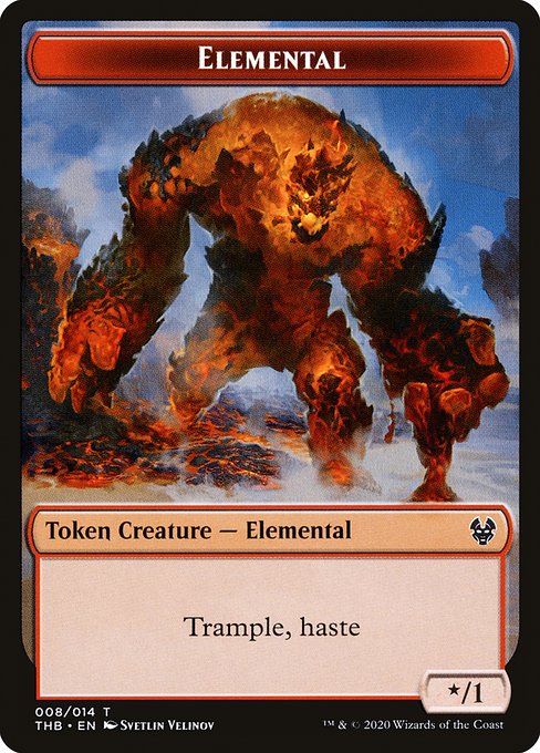 Elemental highlighted card art