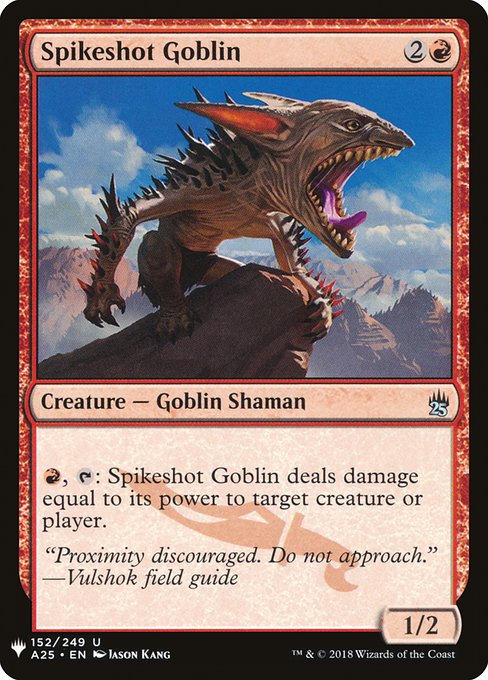Spikeshot Goblin from The List