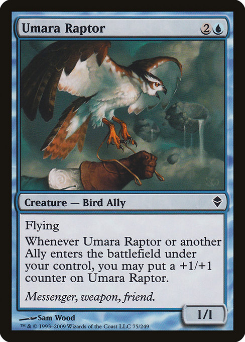 Umara Raptor highlighted card art