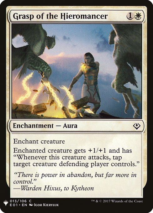 Grasp of the Hieromancer highlighted card art