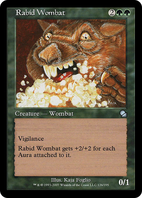 Rabid Wombat highlighted card art