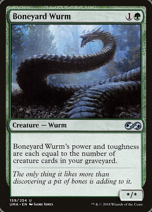Boneyard Wurm highlighted card art