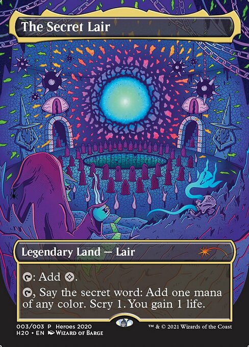 The Secret Lair highlighted card art