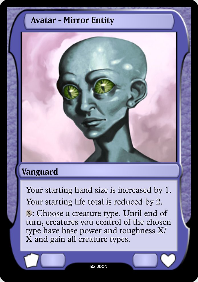 Mirror Entity Avatar highlighted card art