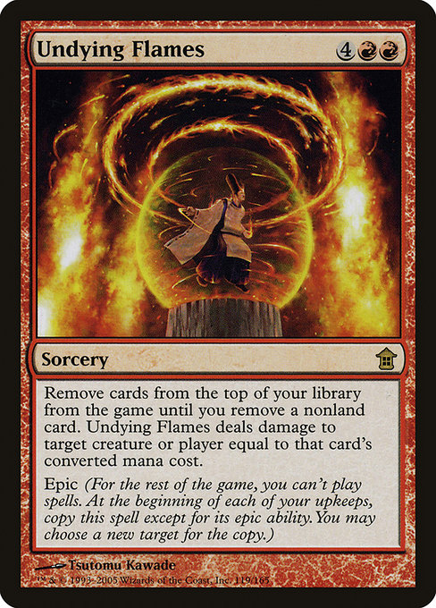 Undying Flames highlighted card art