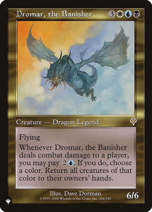 Dromar, the Banisher highlighted card art