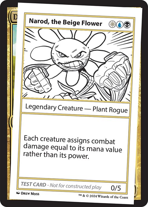 Narod, the Beige Flower highlighted card art