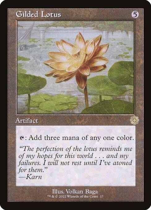 Gilded Lotus from The Brothers' War Retro Artifacts