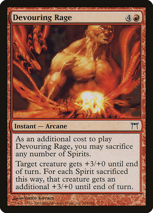Devouring Rage highlighted card art