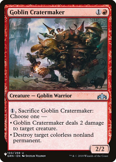 Goblin Cratermaker highlighted card art