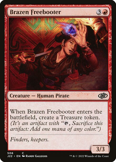 Brazen Freebooter highlighted card art
