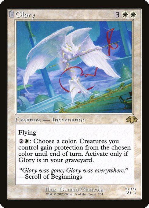 Glory highlighted card art
