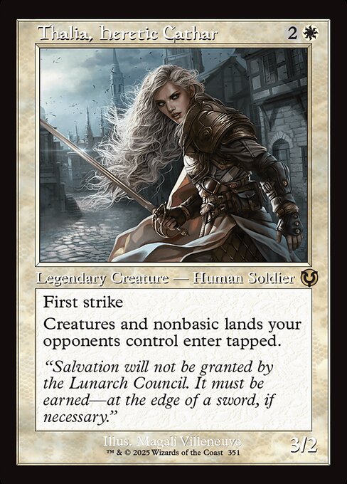 Thalia, Heretic Cathar from Innistrad Remastered