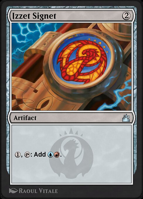 Izzet Signet highlighted card art