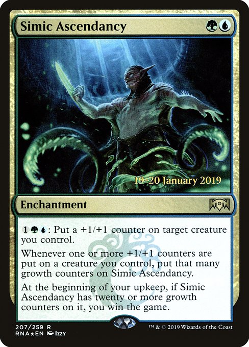 Simic Ascendancy from Ravnica Allegiance Promos