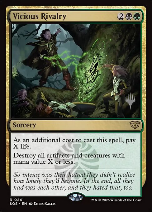 Vicious Rivalry from Secrets of Strixhaven Promos