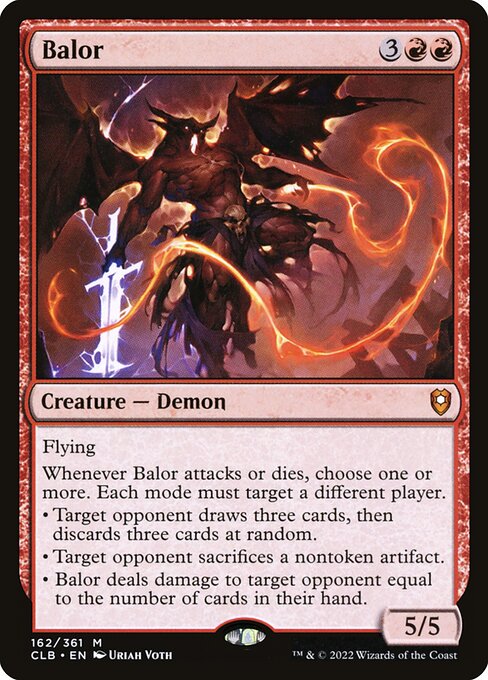 Balor highlighted card art