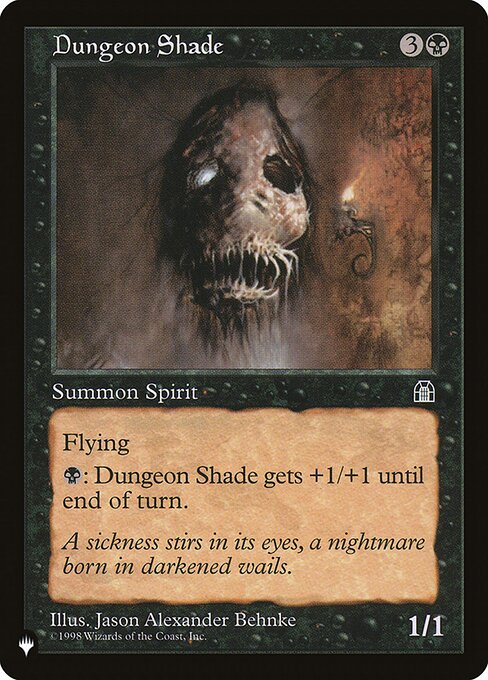 Dungeon Shade highlighted card art
