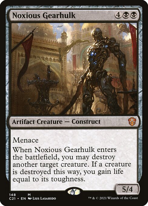Noxious Gearhulk from Commander 2021
