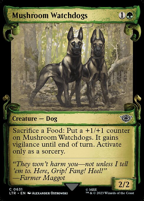 Mushroom Watchdogs highlighted card art