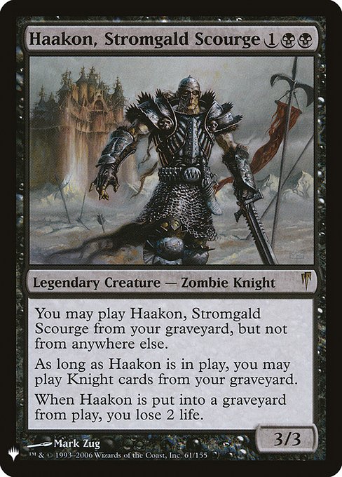 Haakon, Stromgald Scourge from The List