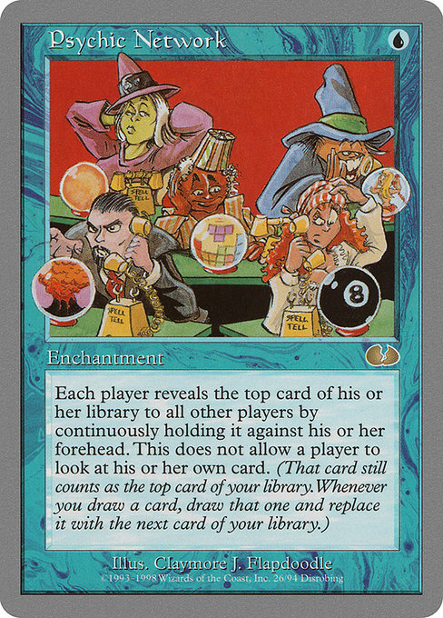 Psychic Network highlighted card art