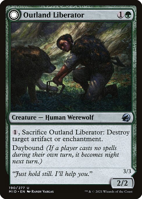 Outland Liberator // Frenzied Trapbreaker from Innistrad: Midnight Hunt