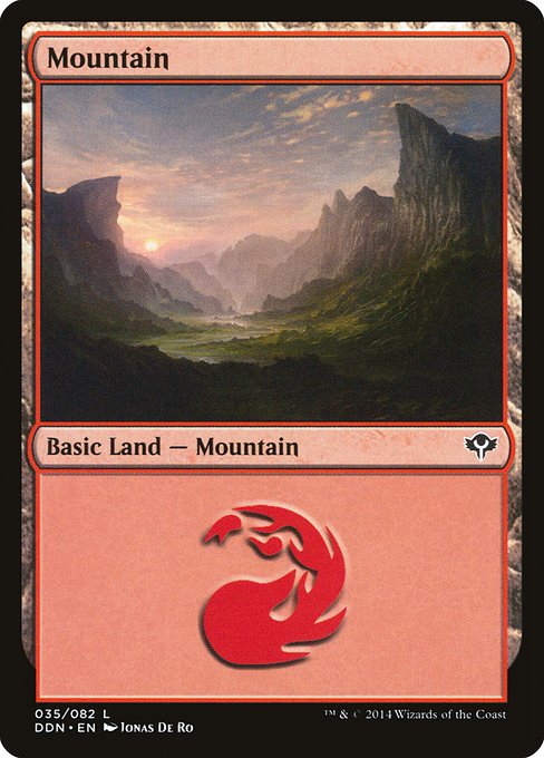 Mountain from Duel Decks: Speed vs. Cunning