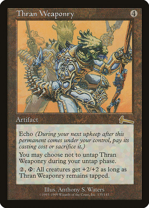Thran Weaponry highlighted card art