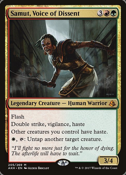 Samut, Voice of Dissent from Amonkhet