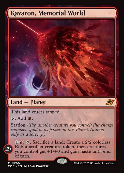 Kavaron, Memorial World from Edge of Eternities