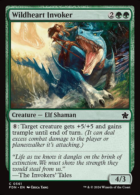 Wildheart Invoker highlighted card art