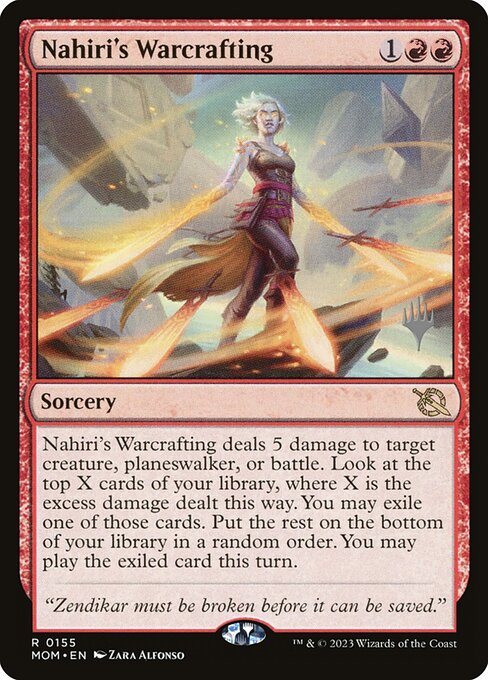 Nahiri's Warcrafting from March of the Machine Promos
